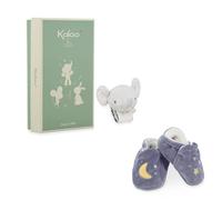 Kaloo Sound Wristband & Slippers Elephant Teddy