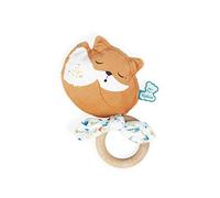 Kaloo - Fripons - Leonard the Fox Teething Ring - Rattle - Early years toy - Teething ring - 12 cm - From birth onwards - K969998