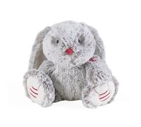 Kaloo - Rouge 31 cm Prestige Grey Léo the Rabbit Musical Plush - Soft-Furred Soft Toy - Big-Eared Rabbit Plush - “Toyland” Melody - Weighted Legs - 0 Months +, K223005