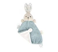 Kaloo - K'Doux - Colombe Rabbit Comfort Blanket Sky blue - Swaddling material - 20cm - From birth onwards - K969947