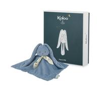 Kaloo, Lapinoo Baby Rabbit Comforter from Birth, Horizon Blue, 30 cm | From Birth, Corduroy Front and Viscose Back, Long Ears, Gift Box with Message Space, Machine Washable at 30°C, 0-36 Months