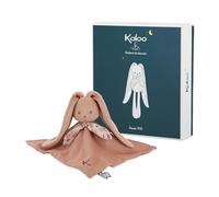 Kaloo - Lapinoo - Rabbit Comforter - Babies’ Plush - Terracotta - Square: 11.8"x11.8" / 30x30 cm - Material: Ultra-Soft Cotton & Corduroy - Gift Box - K972208