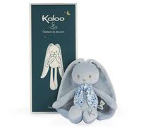 Kaloo - Lapinoo - Rabbit Doll - Baby’s Bi-Material Jersey & Knit Fabric Toy - 9.8"/25 cm - Blue Colour - Ultra-Soft materials - Gift Box - K972202