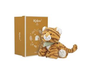 Kaloo - Les Amis - Babies’ Papaye The Tiger Plush - 17 cm - Ultra-Soft Material - Gift Box - 0 Months +, K224003