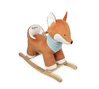 KALOO Les Amis K970001 Soft Toy Fox Pepper Rocking Animal Height of Seat 35 cm from 12 Months, Orange