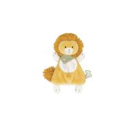 Kaloo, Les Amis, Mini Comforter Lion Nougat, From Birth, New Baby Gift | Mini Comforter in Soft Fur with Mane, Bandana Embroidered, Paws and Tail Easy to Hold, Compact Take-Along Size