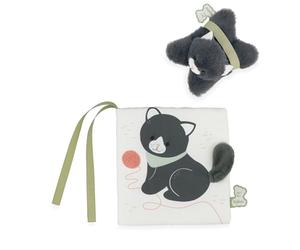 Kaloo - Picture Book - Chamallow Cat at Home + mini comforter - Visual Discovery Book - Multicoloured - 14cm - From birth - K224013