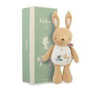 Kaloo - Rabbit plush - Rabbit sound birth cuddly toy - With rustling paper inside - 28 cm - Recycled materials - Cuddly and playful companion from birth - K210006