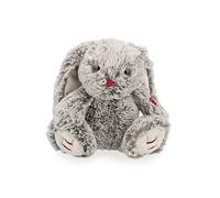 Kaloo - Rouge 24 Cm Prestige Grey Léo The Rabbit - Small Silky-Furred Soft Toy - Big-Eared Rabbit Plush - 0 Months +, K223002