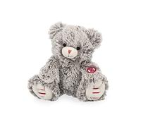 Kaloo - Rouge 24 cm Prestige Grey Maé the Bear - Small Silky-Furred Bear Soft Toy - Ultra-Soft Plush for Babies - 0 Months +, K223001