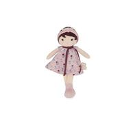 Kaloo Fabric Doll Leonie 25 cm - Pink, Corduroy Dress, Gift Box, Customizable Ribbon
