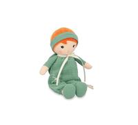 Kaloo - Tendresse - Olivia - My 1st Fabric Doll - 25 cm Rag Doll - Muslin Dungarees - Pretty Gift Box - Customisable Ribbon - 0 Months +, K200010