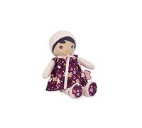 Kaloo - Tendresse - Violette - My 1st Soft Doll - 25 cm Fabric Doll - Floral Micro Velour Dress - Pretty Gift Box and Customisable Ribbon - 0 Months +, K200001, MEDIUM