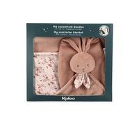 Kaloo - Terracotta Baby Blanket with Rabbit Head - Ultra-Soft Micro-Velvet - Premium Baby Gift - K218031