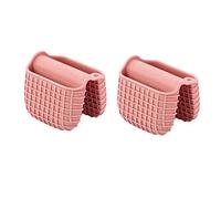 Kalopro Mini Silicone Oven Mitts Set, Oven Mitts Heat Insulation, Oven Gloves for Kitchen Cooking and Baking, Protecting Fingers Mini Oven Hand Clips are Sold in Pairs (Pink)