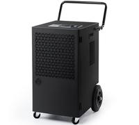 Kalopsia Industrial Dehumidifier for Home: 70L/Day Capacity 200m² Coverage Continuous Drainage Energy Efficient Compressor for Bathroom/Damp/Mould/Kitchen/Basement/Garage/Drying Clothes