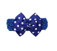 KaloryWee Boutique Knit Crochet Turban Bling Sparkly Sequins Polka Dot Hair Bows Nylon Mesh Ribbon Headbands for Party Girls Kids Children Alligator Hair Clips