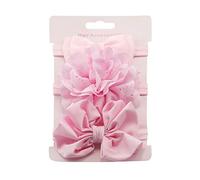KaloryWee Newborn Baby Girls Infant Toddler Hair Bow Headband Hair Band Headwear (Light Pink)
