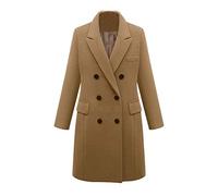 KaloryWee Womens Coats Sale Clearance Winter 2019 Classic Ladies Trench Long Black Smart Coat with Buttons Overcoat Parka Jackets Outwear