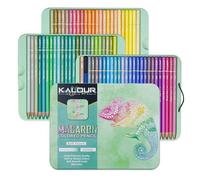 KALOUR PDAS 72+2 Count Macaron Pastel Colored Pencils for Adult Coloring Books, Artists Soft Core, Ideal for Drawing Blending Shading, Coloring Pencils Set Gift for Adults Beginners