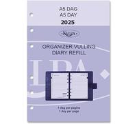 Kalpa 6201-24-25 A5 Agenda organzier 1 day per page Refills 2024 + 2025