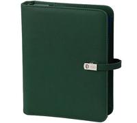 Kalpa A5 Ring Agenda Organiser Green with German French Dutch 2023 2024 Free Dutch English 2025 Refills