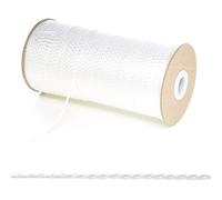 Kalsi Cords 1.5mm Thin Round Polypropylene Braided Rope Cut Length, Strong & Durable Poly Cord String for Haberdashery, Arts & Crafts, Pulley, DIY Projects (Natural White, 10 Metres Cut Length)