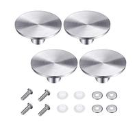 Kalttoy 2 Sets/4 Sets Dutch Oven Knob Stainless Steel Kitchen Pot Lid Handle Replacemet