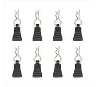 Kalttoy 4/8/12pcs Metal R Type Fix Clip For Remote Control Car Body Shell Secure Mounting 1/12 Scale Model Body Shell Fixation Remote Control Car Accessories