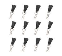 Kalttoy 4/8/12pcs Metal R Type Fix Clip For Remote Control Car Body Shell Secure Mounting 1/12 Scale Model Body Shell Fixation Remote Control Car Accessories