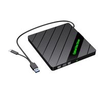 Kalttoy 8 in 1 USB3.0 Type C Disc Player ROM Disk Drive Portable Disc Burners for PC