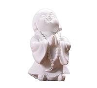 Kalttoy Aquarium Resin Decorations Minimalist Buddha Ornaments Hideaway for Betta Fish