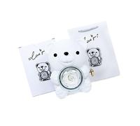 Kalttoy Bear Present Box Featuring A Real Preserved Rose Romance Perfect For Birthdays And Bridal Showers Various Color Jewelry Display Box