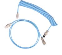 Kalttoy Coiling Spring Sprial Cable for Mechanical Keyboards Coiled USB Type C Coiled