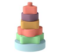 Kalttoy Colorful Stacking Tower Toy Learning Block Tumble Jumble Color Cognition Interactive Baby Sensory Gift Blocks For Learning Sensory Infant For Toy Balancing Game Educational