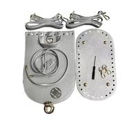 Kalttoy Crochet Bag Making Set With PU Leather Backpack Bottom Base Covers Adjustable Strap And Buckle For Projects Crochet Bag Replacement Parts