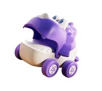 Kalttoy Dinosaur Pull String Toy Car, Purple