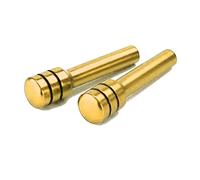 Kalttoy Door Lock Switches 2 Pcs Universal Car Truck Aluminum Interior Door Decoration Lock Knob Pins Cover Auto Door Lock Knobs