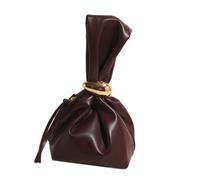 Kalttoy Fashion Black Bucket Handbag For Ladies With Wristlet Strap And Spacious Interior Fashionable Women's Accessory Fine Craftsmanship Pouches