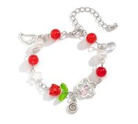 Kalttoy Fashionable Handmade Floral Tassels Flower Beaded Handchain Adjustable Length Wristband Jewelry For Women Statement Jewelry For Women