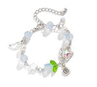 Kalttoy Fashionable Handmade Floral Tassels Flower Beaded Handchain Adjustable Length Wristband Jewelry For Women Statement Jewelry For Women