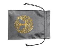 Kalttoy Flannel Tarot Drawstrings Bag Dices Party Storage Bag Jewelry Rune Pouches