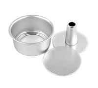 Kalttoy Fondant 6/8" Cake Chiffon Round Molds Polymer Cake Pan Art DIY Molds Home