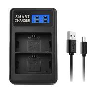 Kalttoy LCD USB LP-E6 Battery Charger Replacement for 5D II, 5D III, Mark2 Camera Battery LCD Channel Charger