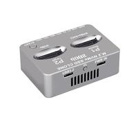 Kalttoy NVME Docking Station Double Bay NVMe Solid States Disk Clone USB3.2 Type C Solid Disk Case NVMe For Solid States Disk M Key