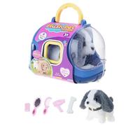 Kalttoy Realistic Walking Puppy Toy Electronic Pet Raising Plush Kids RolePlay Interactive Crawl Learning Gift Kids Realistic