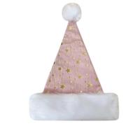 Kalttoy Red Cap Christmas Santa Hat with White Brim for Christmas Party New Year