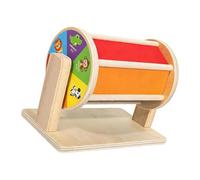 Kalttoy Rotating Sensory Toy Activity Drum with Wooden Frame