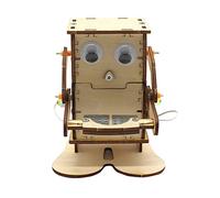 Kalttoy Stem Project For Kid Mechanical Model Wood Robot Eat Bank Educational Building Eat Bank