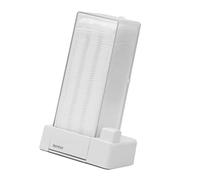 Kalttoy Touch Control Cosmetic Cotton Holder Box Wall Mounted Dispenser With Sticker Space Saving Storage Space Saving Wall Mounted Cosmetic